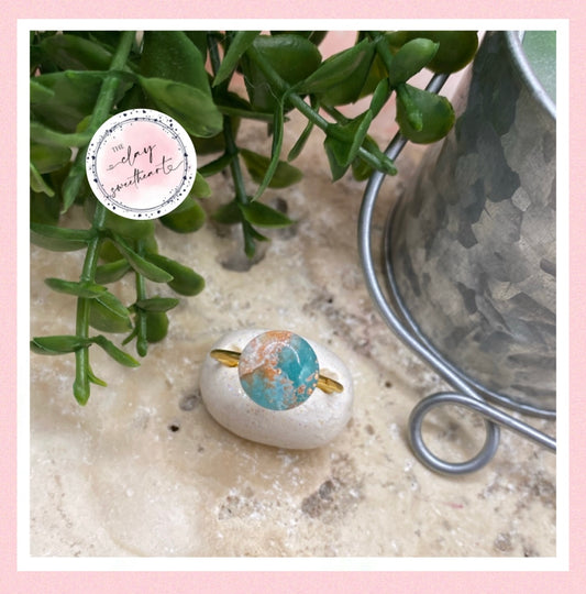736 polymer clay ring