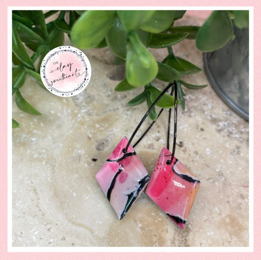 2702 Polymer clay earrings
