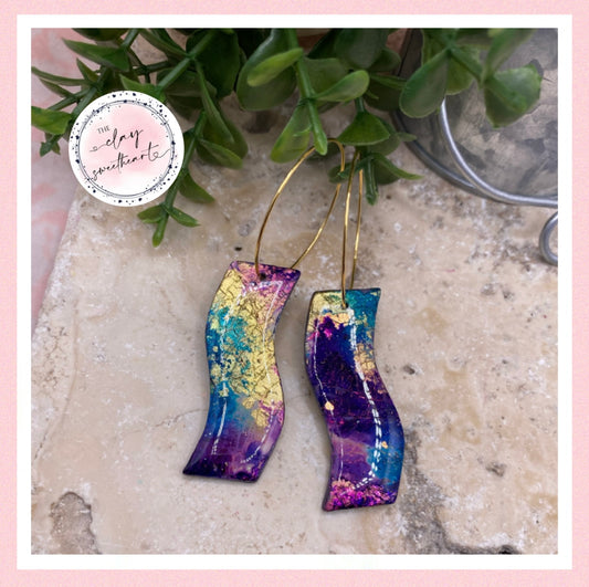 2755 Polymer clay earrings