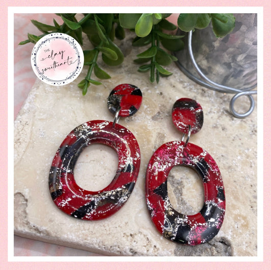 2716 Polymer clay earrings
