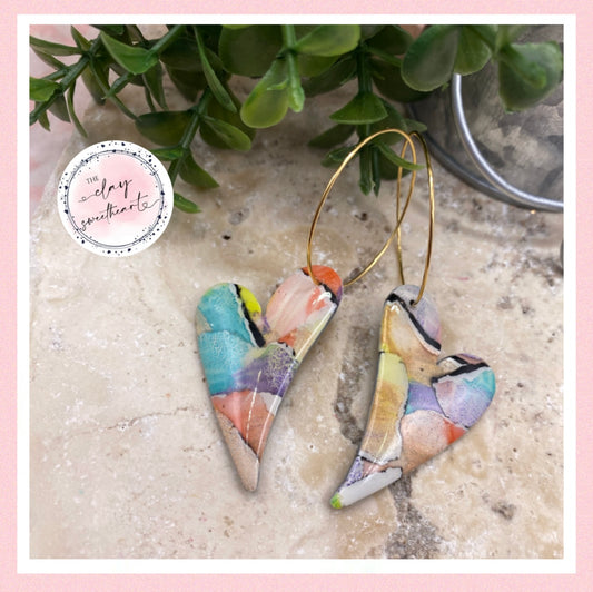 2735 Polymer clay earrings