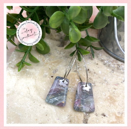 2714 Polymer clay earrings