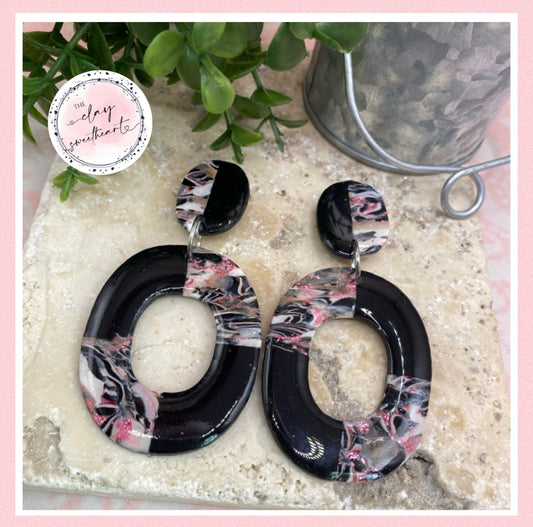 2710 Polymer clay earrings