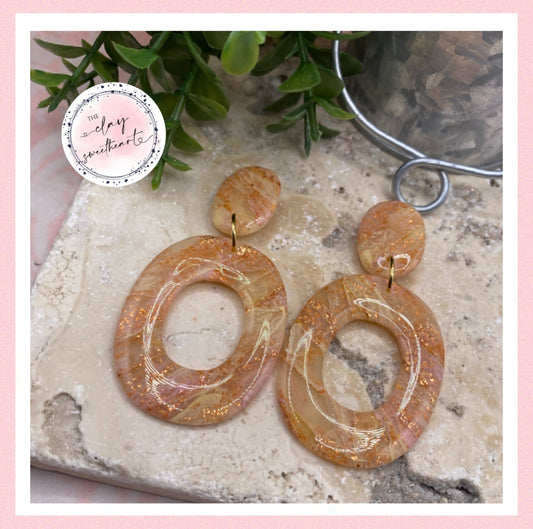 2768 Polymer clay earrings