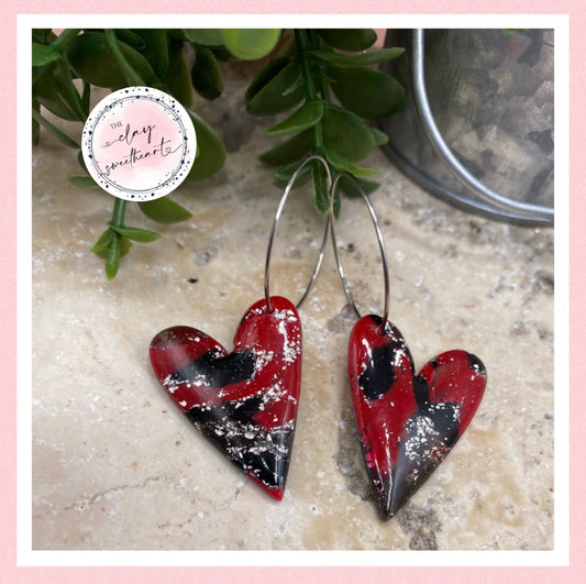 2718 Polymer clay earrings