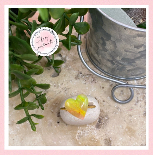 734 polymer clay ring