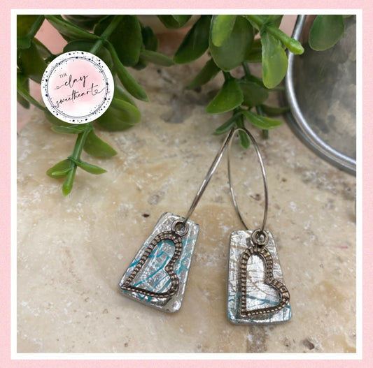 2698 Polymer clay earrings