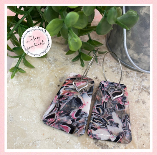 2711 Polymer clay earrings