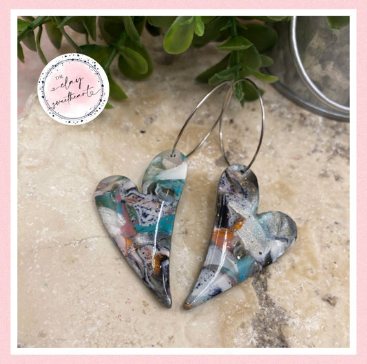 2752 Polymer clay earrings
