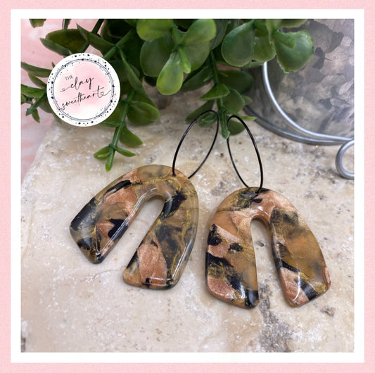 2738 Polymer clay earrings