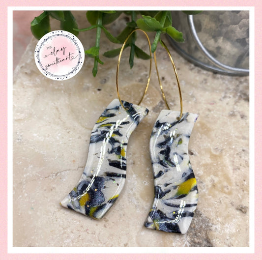 2777 Polymer clay earrings